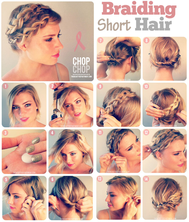 10 Fabulous Hair Tutorials For Short Hair