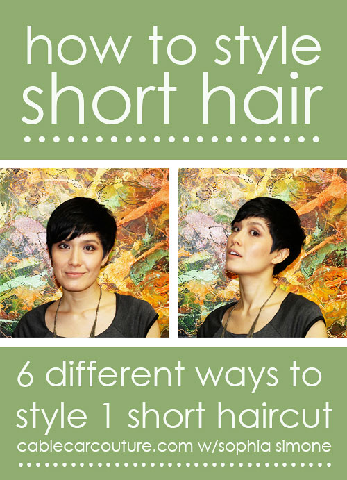 10 Fabulous Hair Tutorials For Short Hair