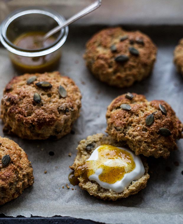 pumpkin-seed-scones