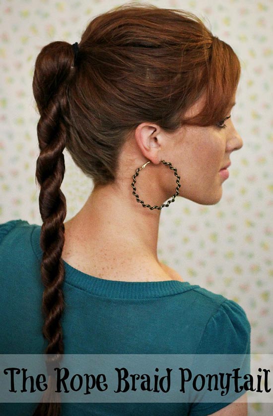 7 DIY Braided Ponytail Hairstyles 7 DIY Braided Ponytail Hairstyles